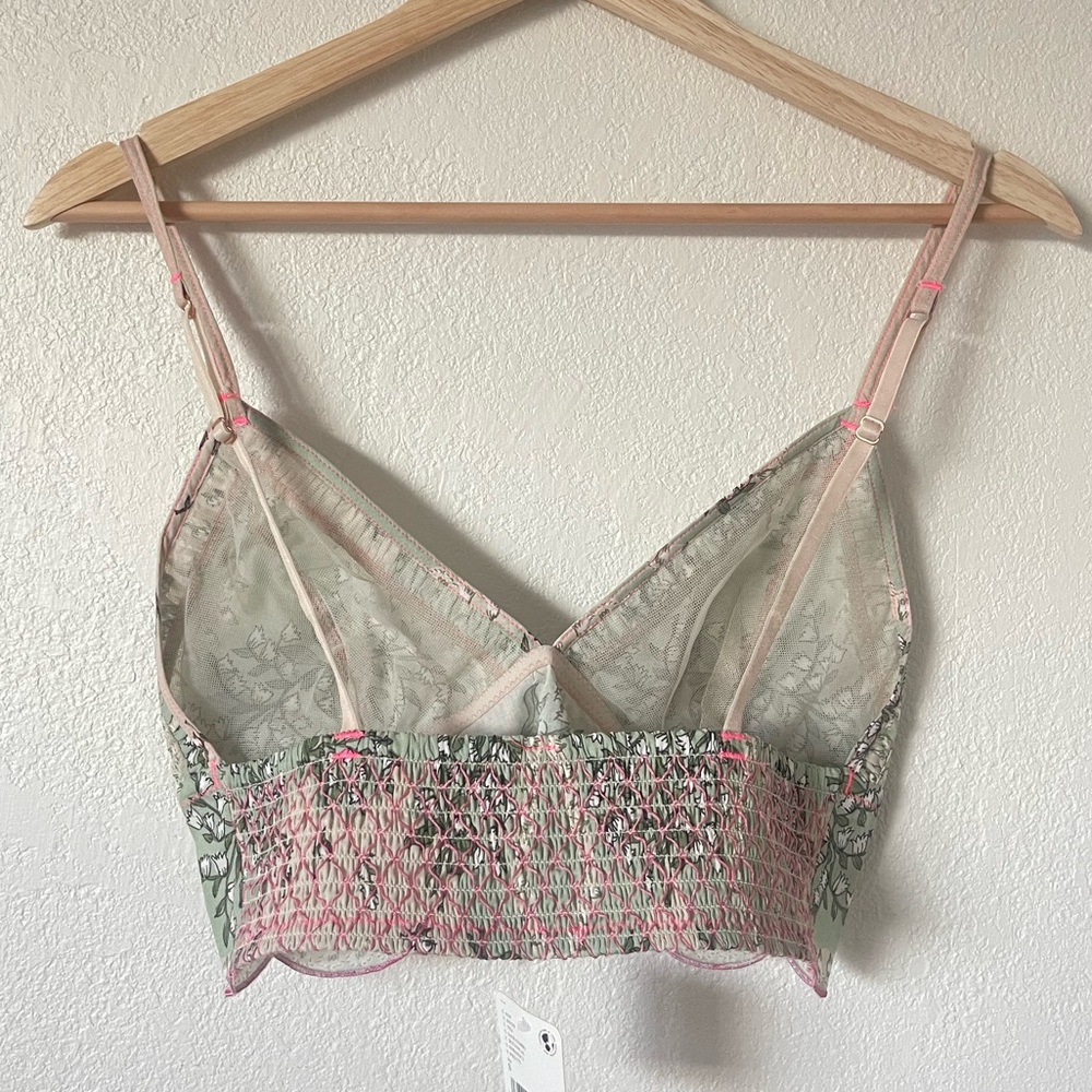 NWT Free People Intimately Salty Sweet Bralette Sage Combo - Picture 4 of 12
